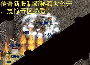 传奇新服制霸秘籍大公开，震惊开区必看！