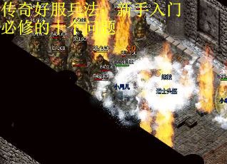 传奇好服兵法：新手入门必修的十个问题