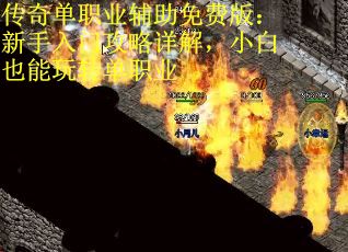 传奇单职业辅助免费版：新手入门攻略详解，小白也能玩转单职业