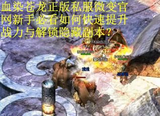 血染苍龙正版私服微变官网新手必看如何快速提升战力与解锁隐藏副本? 血染苍龙正版私服微变官网新手必看如何快速提升战力与解锁隐藏副本?