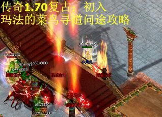 传奇1.70复古：初入玛法的菜鸟寻道问途攻略