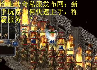 合击传奇私服发布网：新手玩家如何快速上手，称霸服务器？
