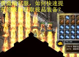 费微端私服，如何快速提升等级和获取极品装备？