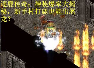 逐鹿传奇：神装爆率大揭秘，新手村打鹿也能出屠龙？