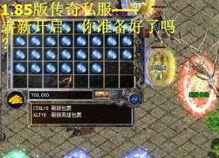 1.85版传奇私服——崭新开启，你准备好了吗？