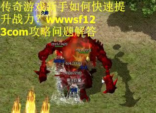 传奇游戏新手如何快速提升战力？wwwsf123com攻略问题解答