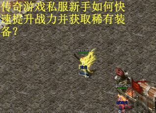 传奇游戏私服新手如何快速提升战力并获取稀有装备？